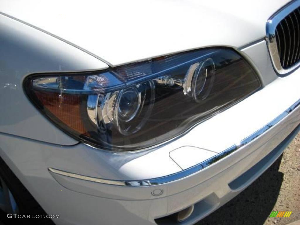 2006 7 Series 750Li Sedan - Alpine White / Beige Nasca Leather photo #11