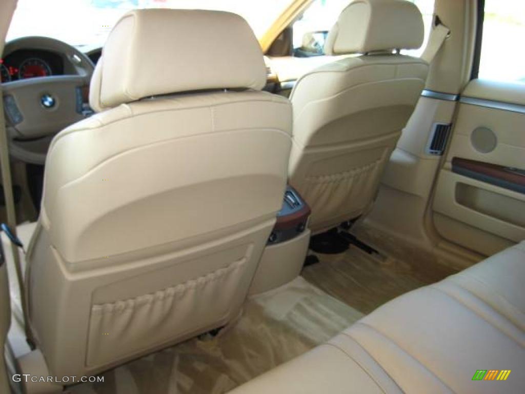 2006 7 Series 750Li Sedan - Alpine White / Beige Nasca Leather photo #15