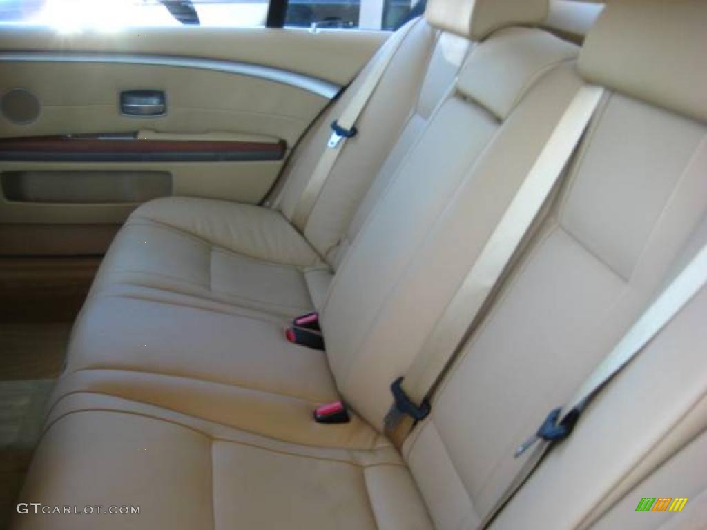 2006 7 Series 750Li Sedan - Alpine White / Beige Nasca Leather photo #16