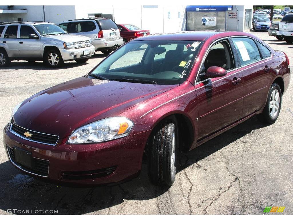 2007 Impala LS - Bordeaux Red / Ebony Black photo #1