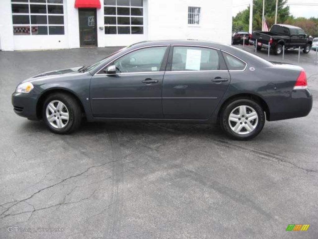 2008 Impala LS - Slate Metallic / Ebony Black photo #14