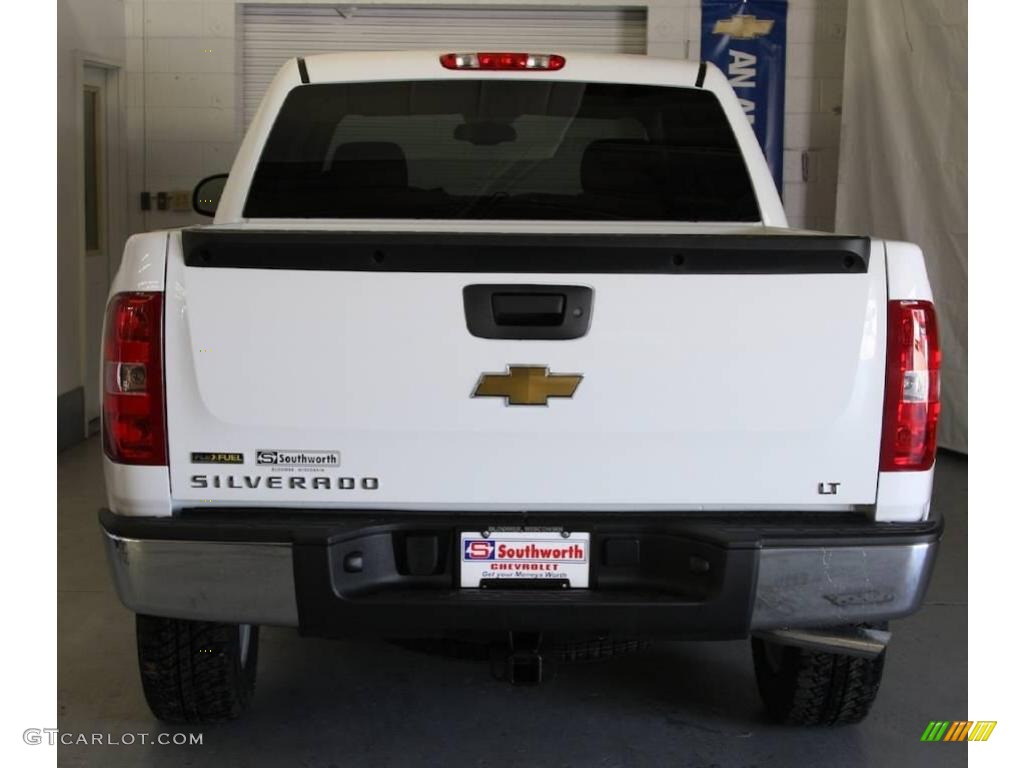 2009 Silverado 1500 LT Crew Cab 4x4 - Summit White / Ebony photo #3