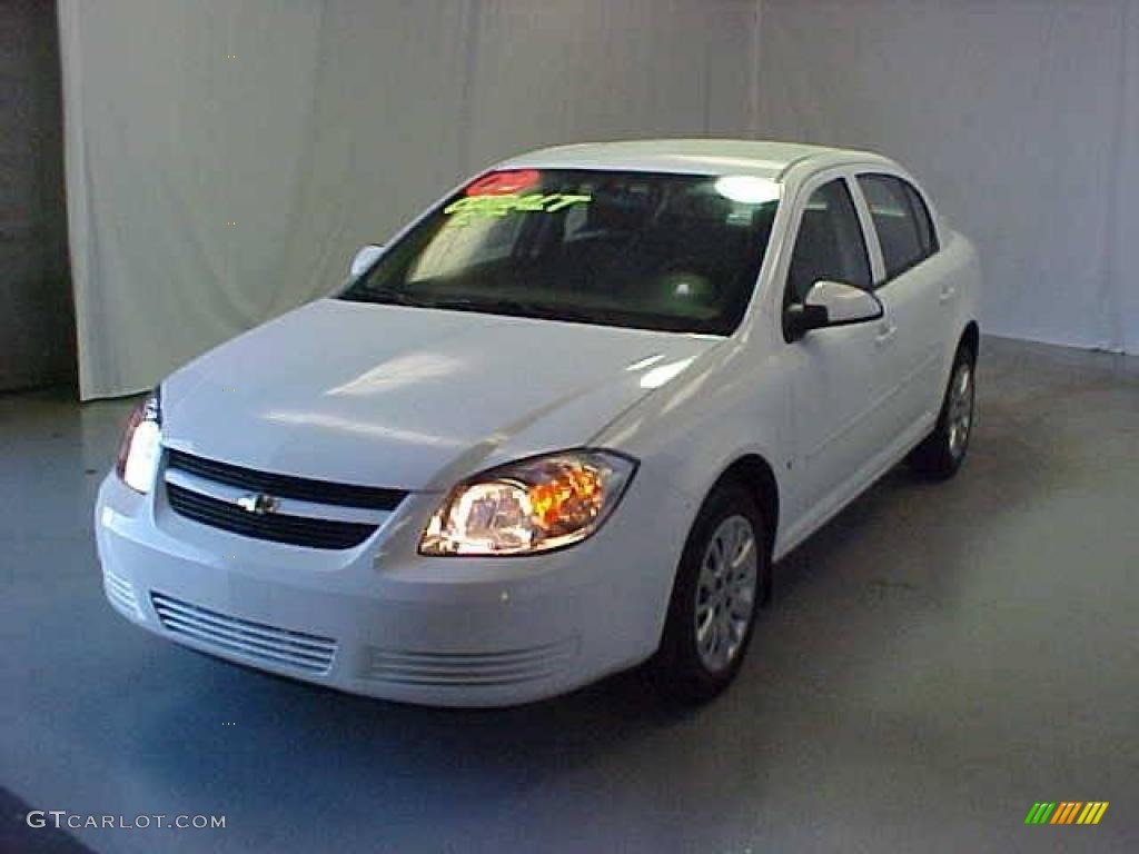 2009 Cobalt LT Sedan - Summit White / Ebony photo #3