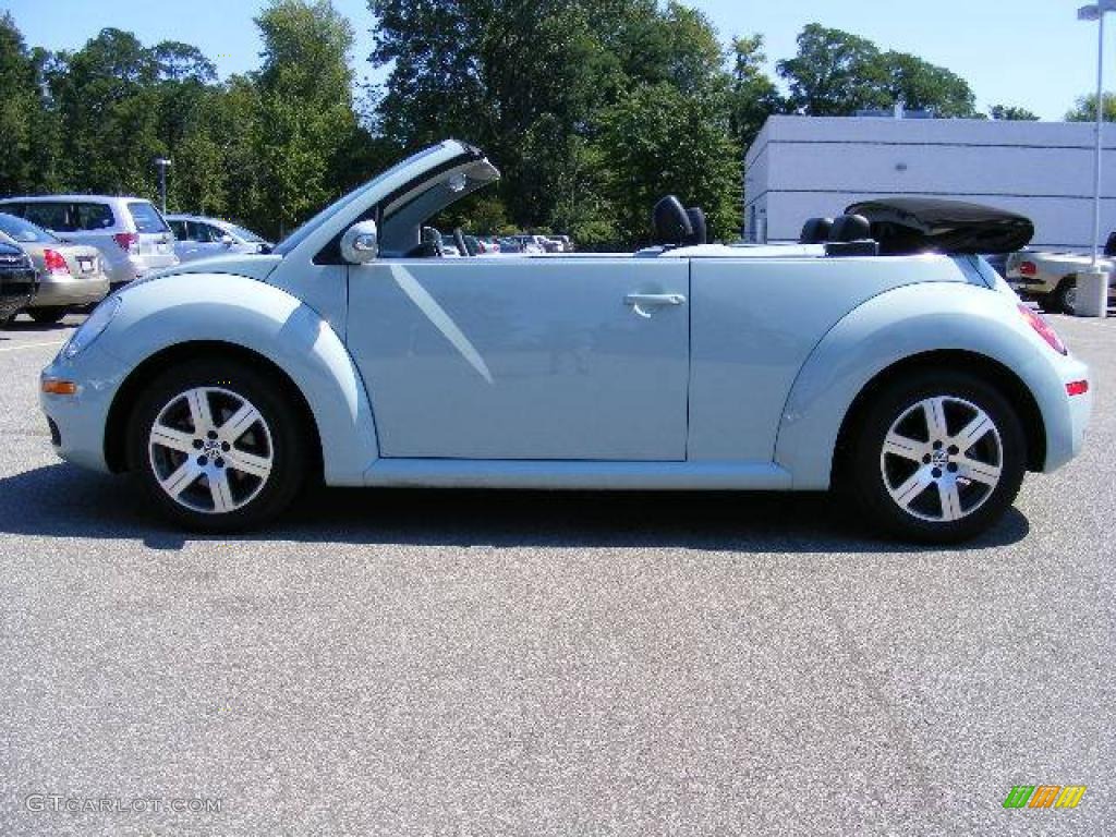 2006 New Beetle 2.5 Convertible - Aquarius Blue / Black photo #3