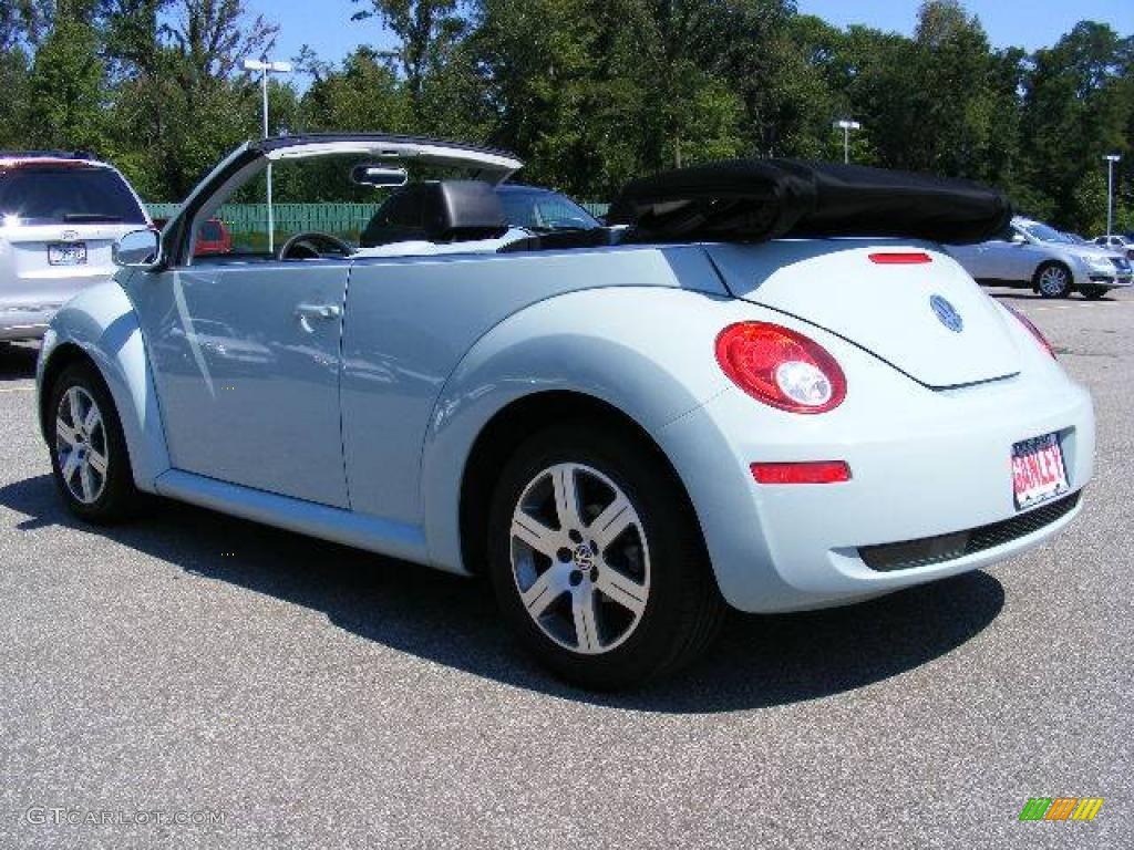 2006 New Beetle 2.5 Convertible - Aquarius Blue / Black photo #4