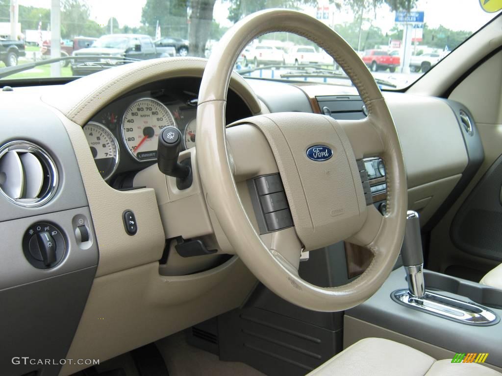 2004 F150 Lariat SuperCrew 4x4 - Black / Tan photo #19