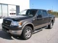 2005 Dark Stone Metallic Ford F150 Lariat SuperCrew 4x4  photo #2