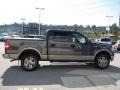 2005 Dark Stone Metallic Ford F150 Lariat SuperCrew 4x4  photo #6