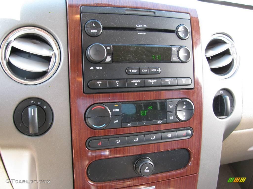 2005 F150 Lariat SuperCrew 4x4 - Dark Stone Metallic / Tan photo #17