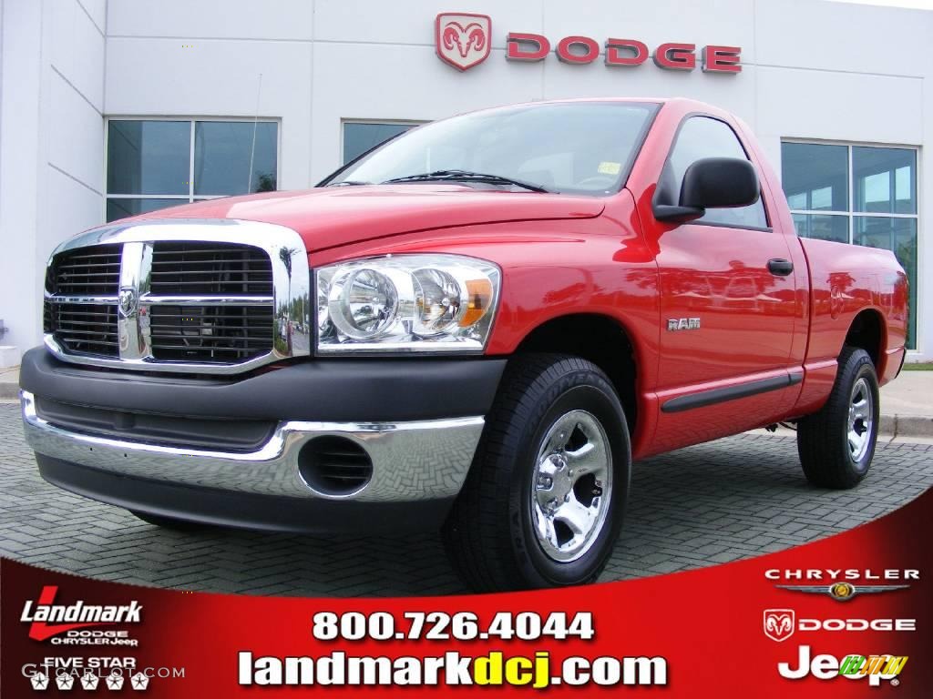 Flame Red Dodge Ram 1500