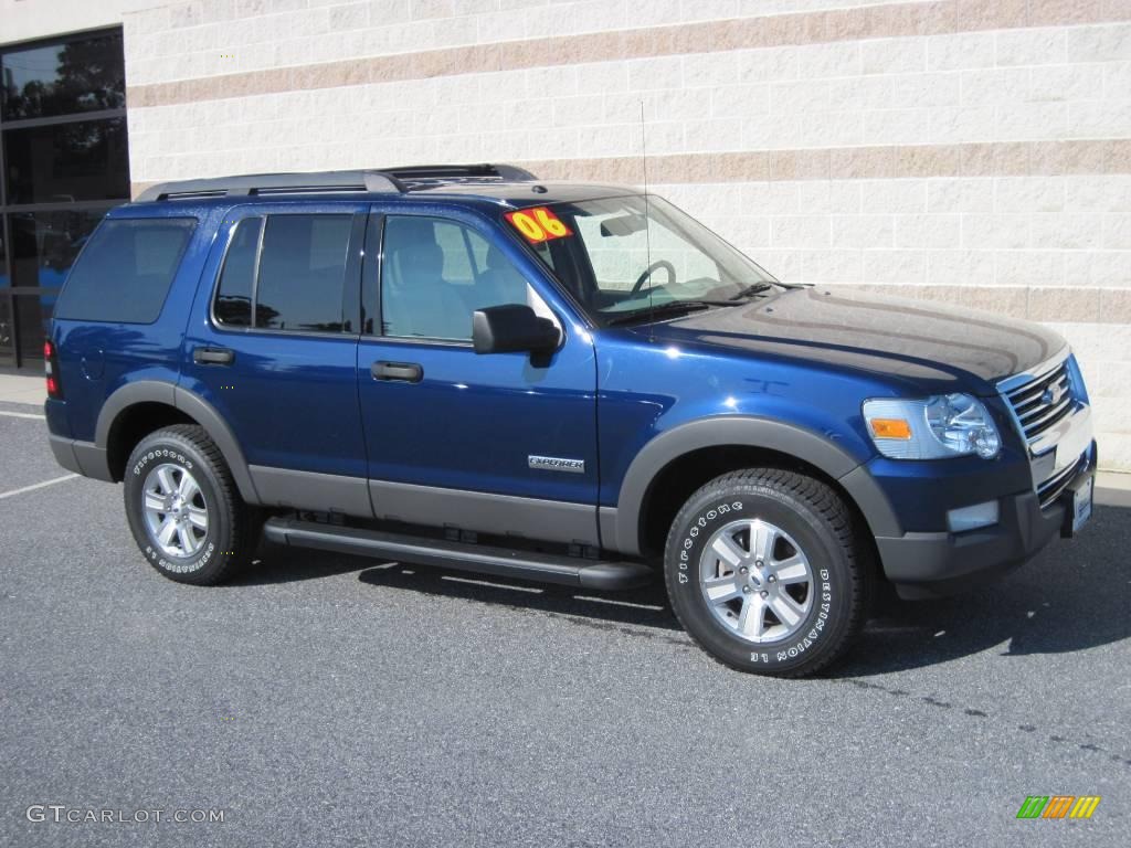 2006 Explorer XLT 4x4 - Dark Blue Pearl Metallic / Stone photo #1