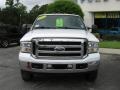 Oxford White - F350 Super Duty Lariat FX4 Crew Cab 4x4 Dually Photo No. 8