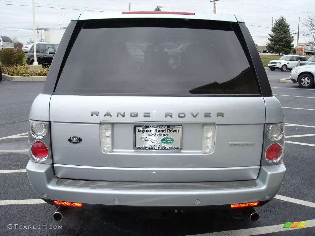 2006 Range Rover HSE - Zambezi Silver Metallic / Parchment/Navy photo #8