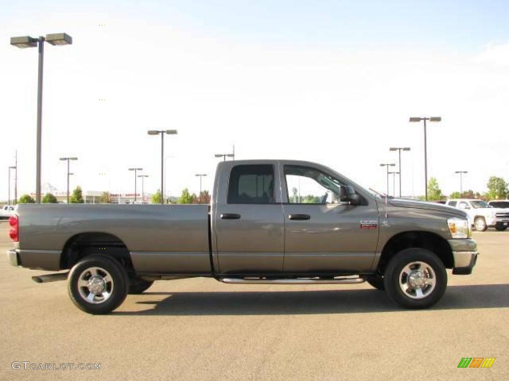 2008 Ram 2500 Big Horn Quad Cab 4x4 - Mineral Gray Metallic / Medium Slate Gray photo #5