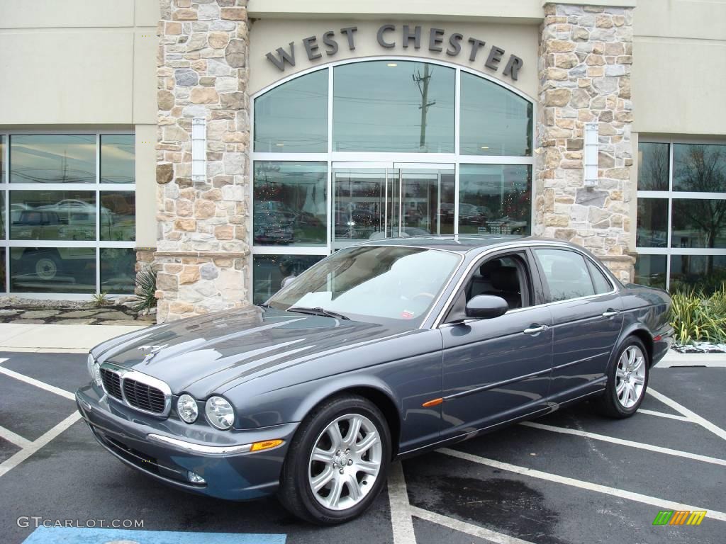 2004 XJ XJ8 - Dark Blue Grey Pearl Metallic / Charcoal photo #1