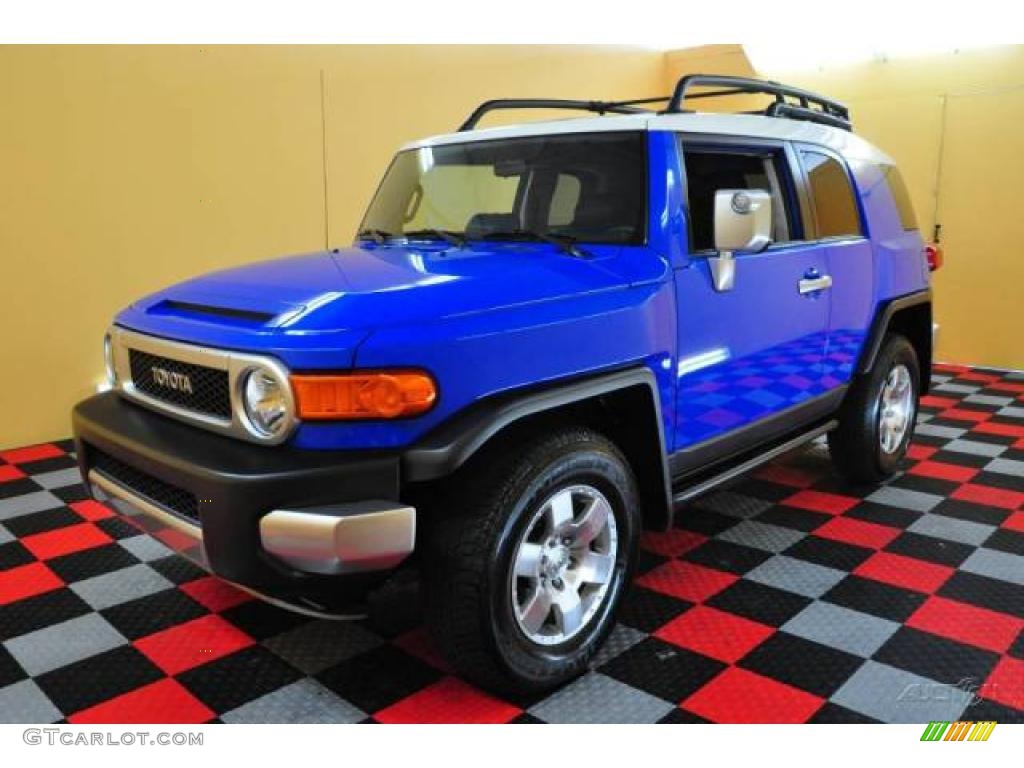 2007 FJ Cruiser 4WD - Voodoo Blue / Dark Charcoal photo #3