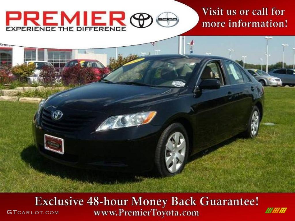 2007 Camry LE - Black / Bisque photo #1