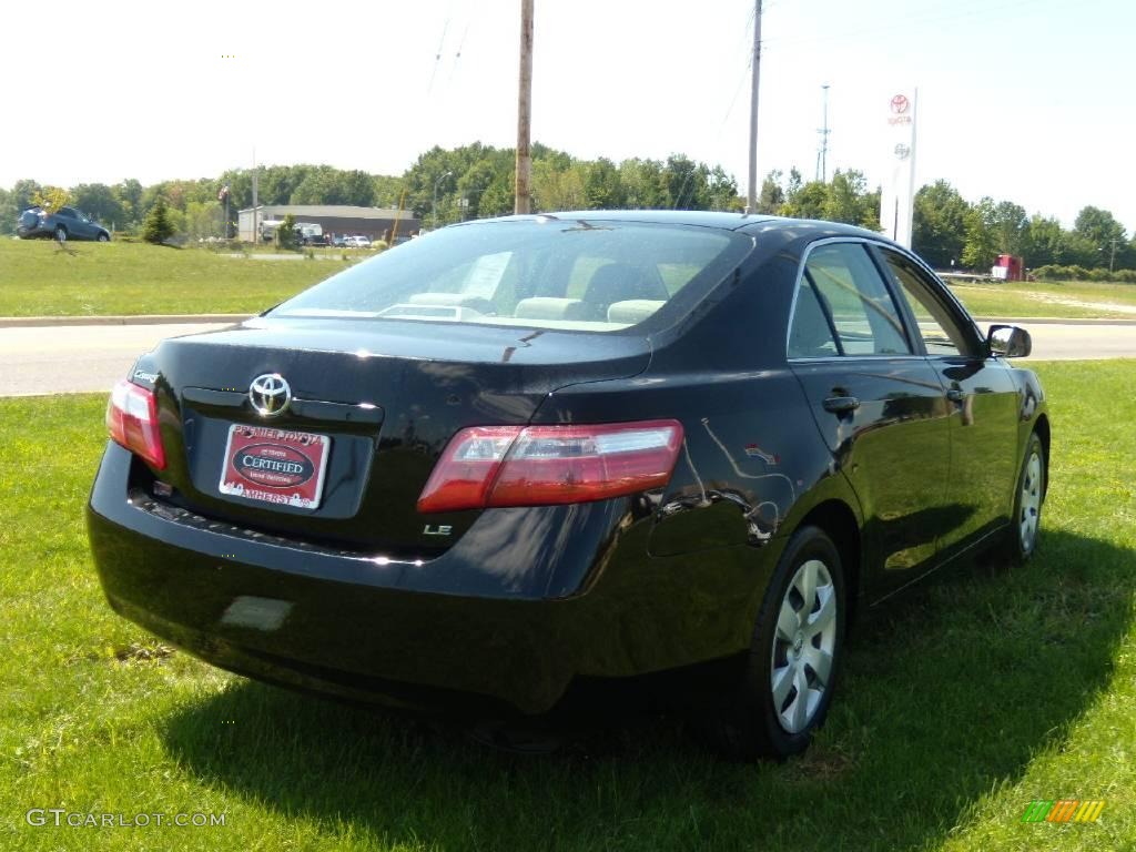 2007 Camry LE - Black / Bisque photo #5