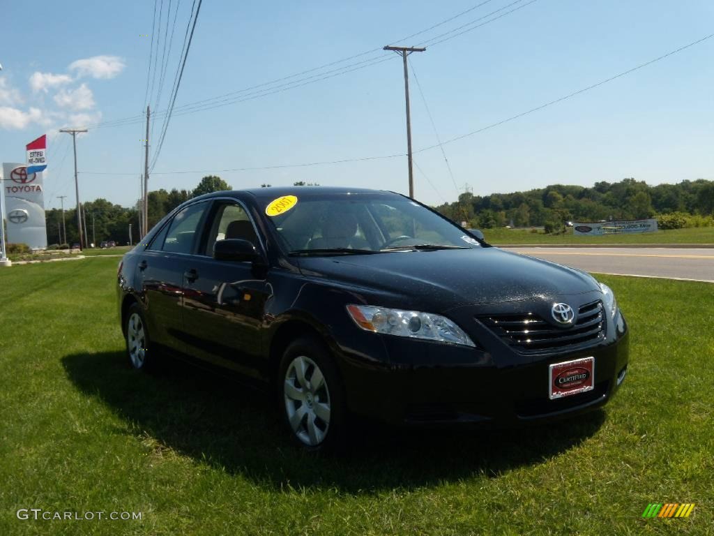 2007 Camry LE - Black / Bisque photo #7