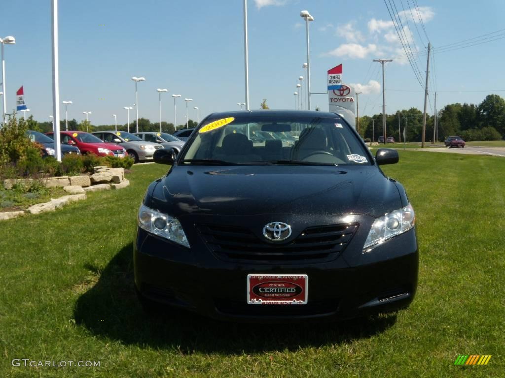 2007 Camry LE - Black / Bisque photo #8