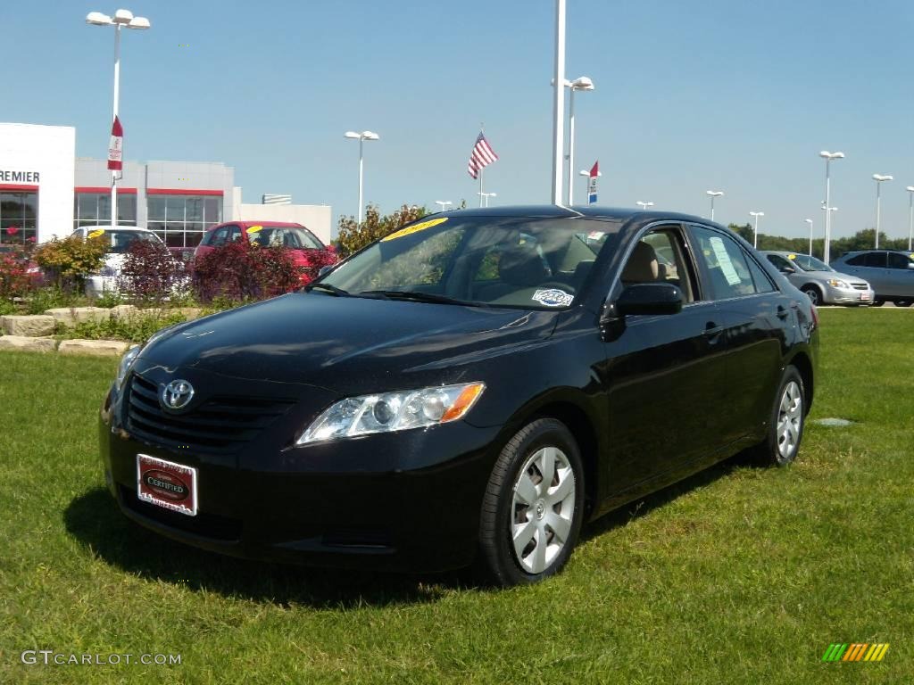 2007 Camry LE - Black / Bisque photo #19