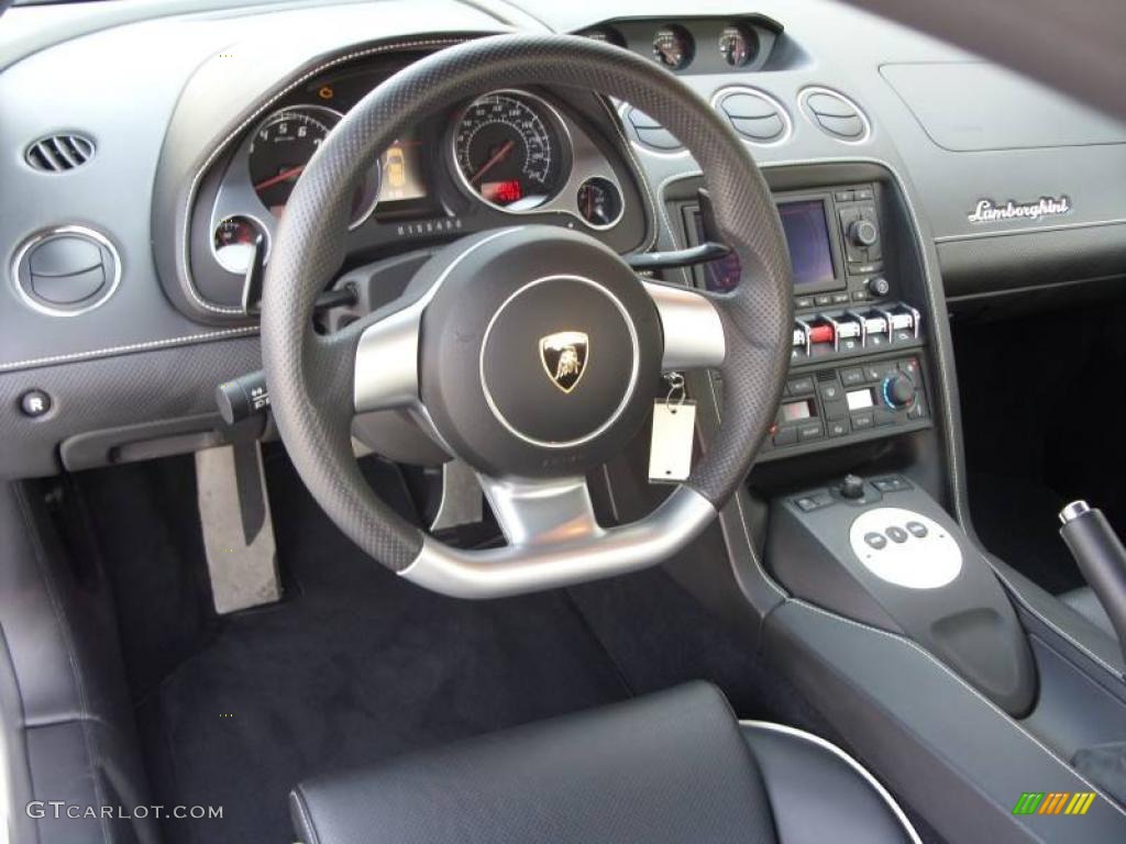 2009 Lamborghini Gallardo LP560-4 Coupe Nero Perseus Dashboard Photo #17333984