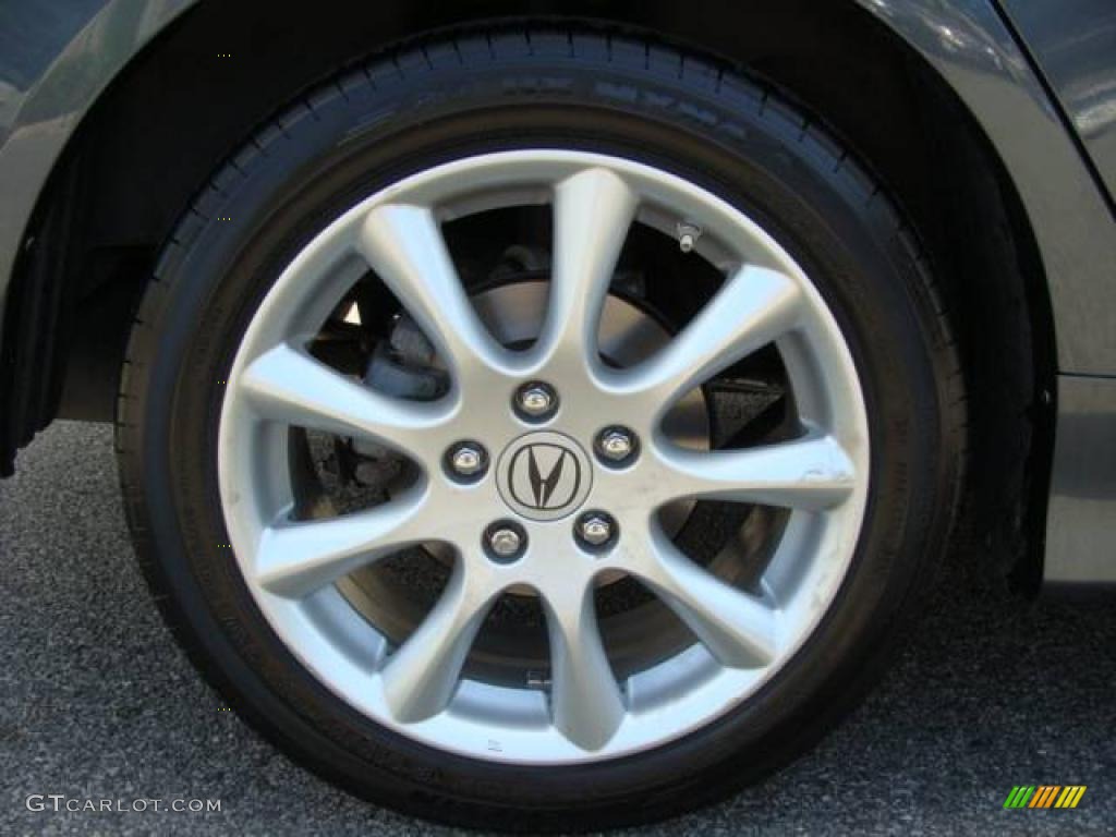 2008 TSX Sedan - Carbon Gray Pearl / Quartz Gray photo #20