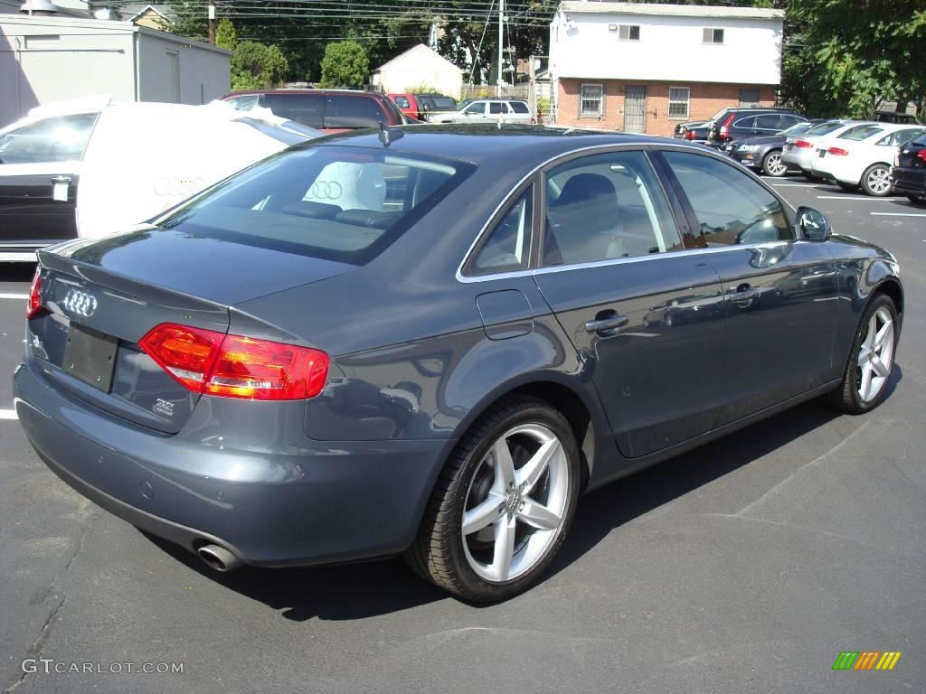 2009 A4 3.2 quattro Sedan - Meteor Grey Pearl Effect / Black photo #7