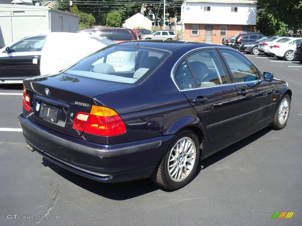 1999 3 Series 328i Sedan - Orient Blue Metallic / Grey photo #7