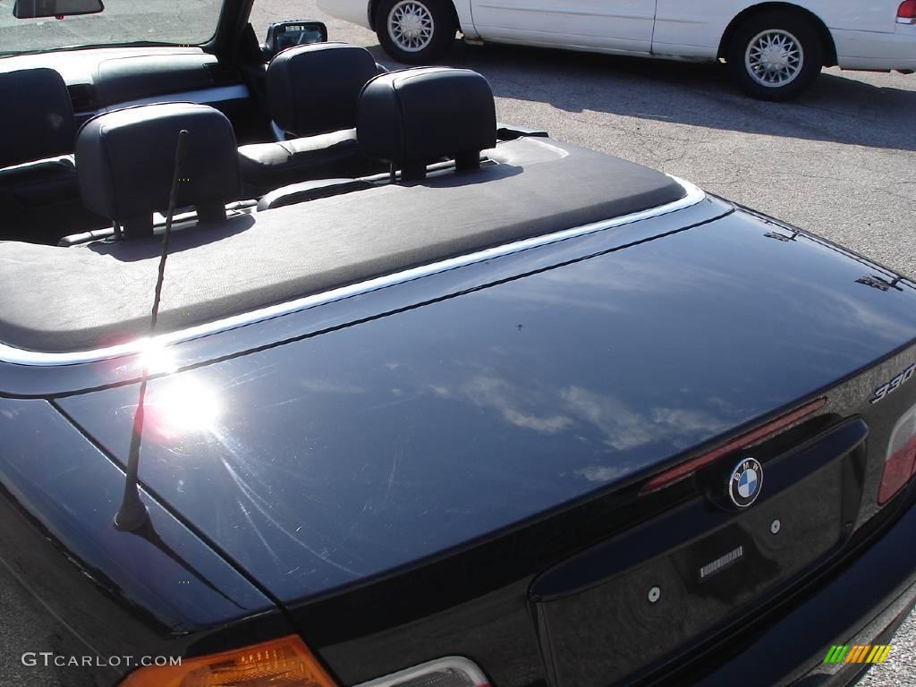 2001 3 Series 330i Convertible - Jet Black / Black photo #9