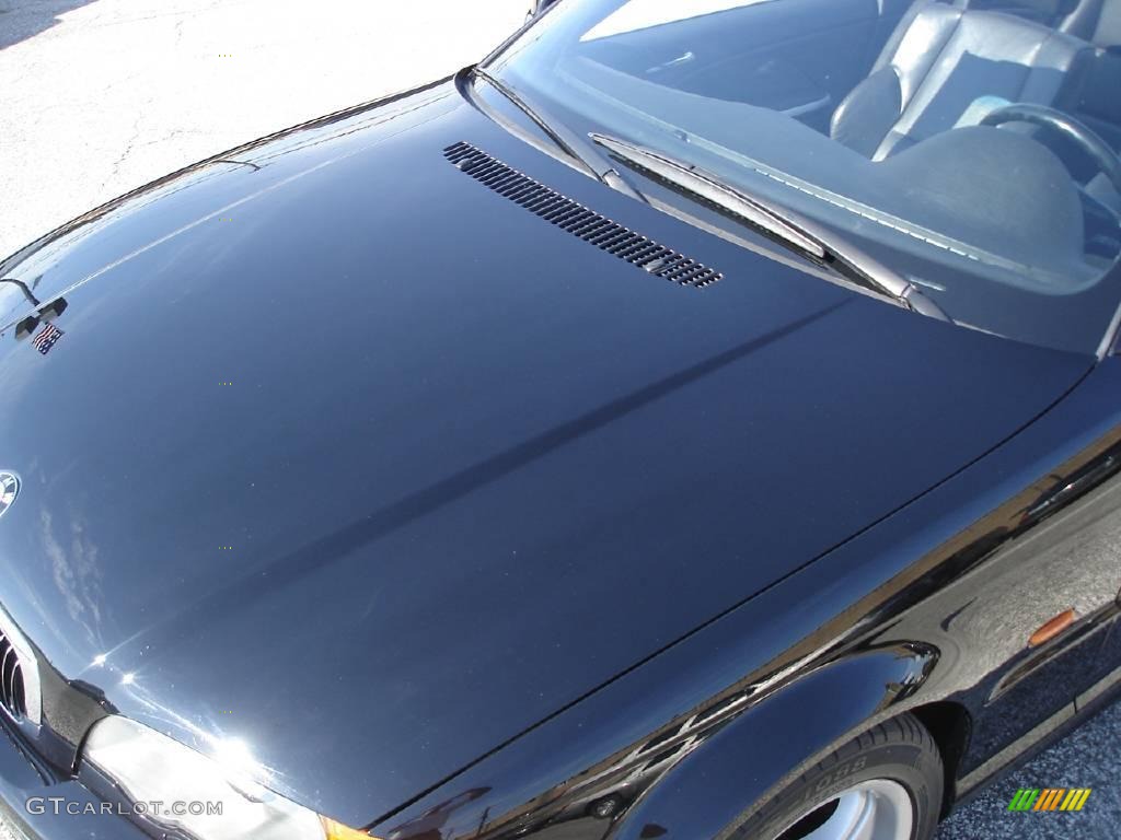 2001 3 Series 330i Convertible - Jet Black / Black photo #10