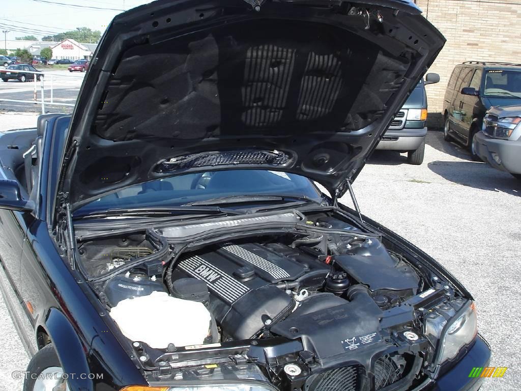 2001 3 Series 330i Convertible - Jet Black / Black photo #36