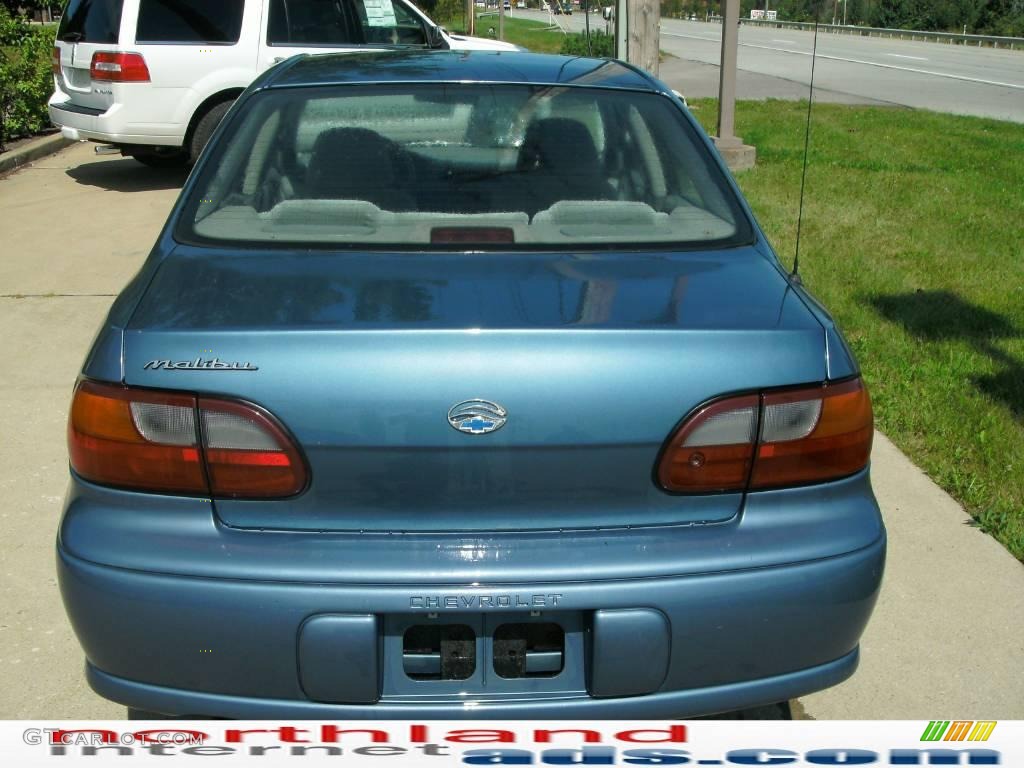 1998 Malibu Sedan - Medium Opal Blue Metallic / Neutral photo #3