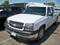 2005 Summit White Chevrolet Silverado 1500 LS Crew Cab  photo #1
