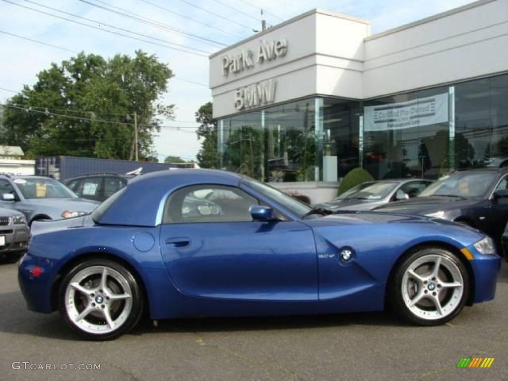 2006 Z4 3.0si Roadster - Montego Blue Metallic / Black photo #1