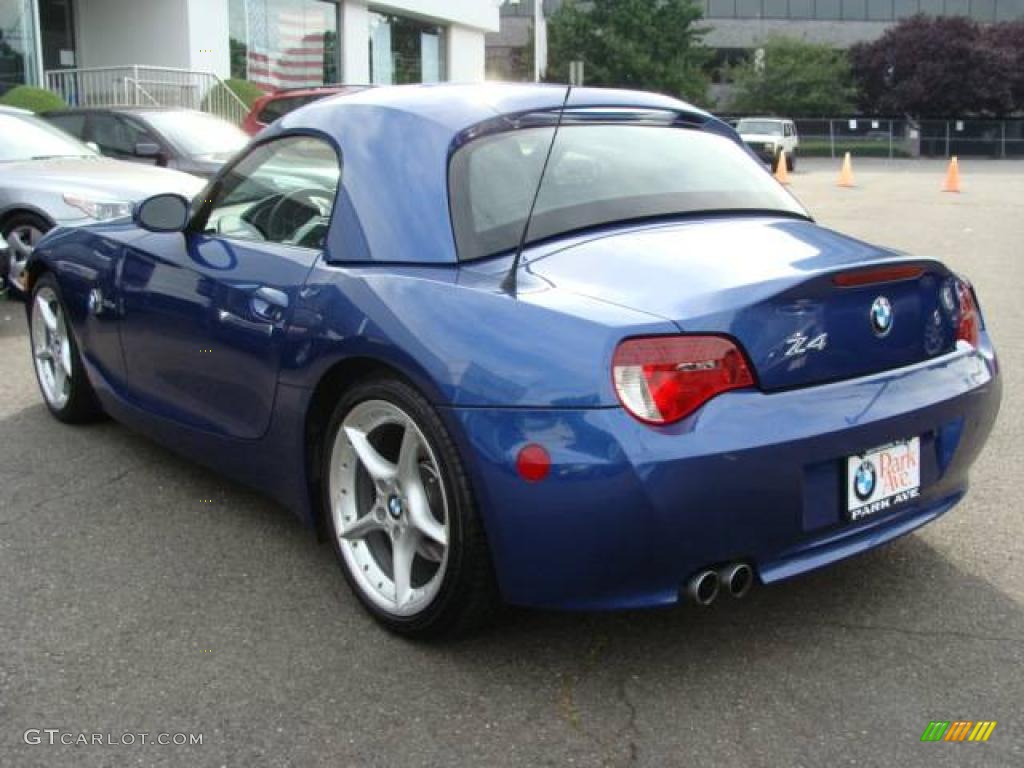 2006 Z4 3.0si Roadster - Montego Blue Metallic / Black photo #6