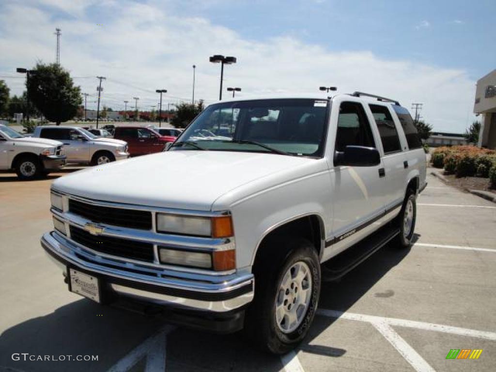 1999 Tahoe LT 4x4 - Summit White / Neutral photo #7