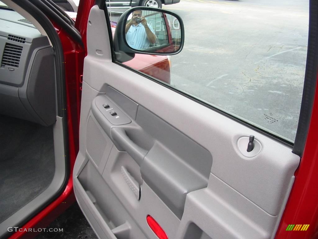 2006 Ram 1500 ST Regular Cab - Inferno Red Crystal Pearl / Medium Slate Gray photo #9