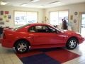 2000 Performance Red Ford Mustang V6 Coupe  photo #6
