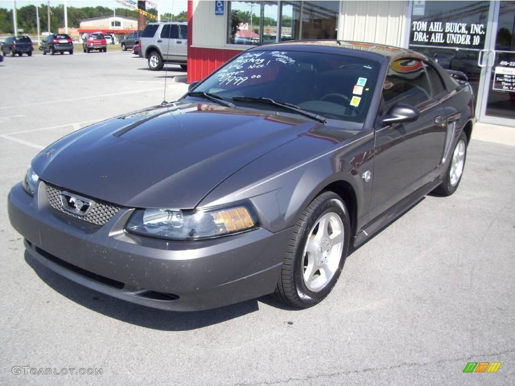 2004 Mustang V6 Coupe - Dark Shadow Grey Metallic / Dark Charcoal photo #1