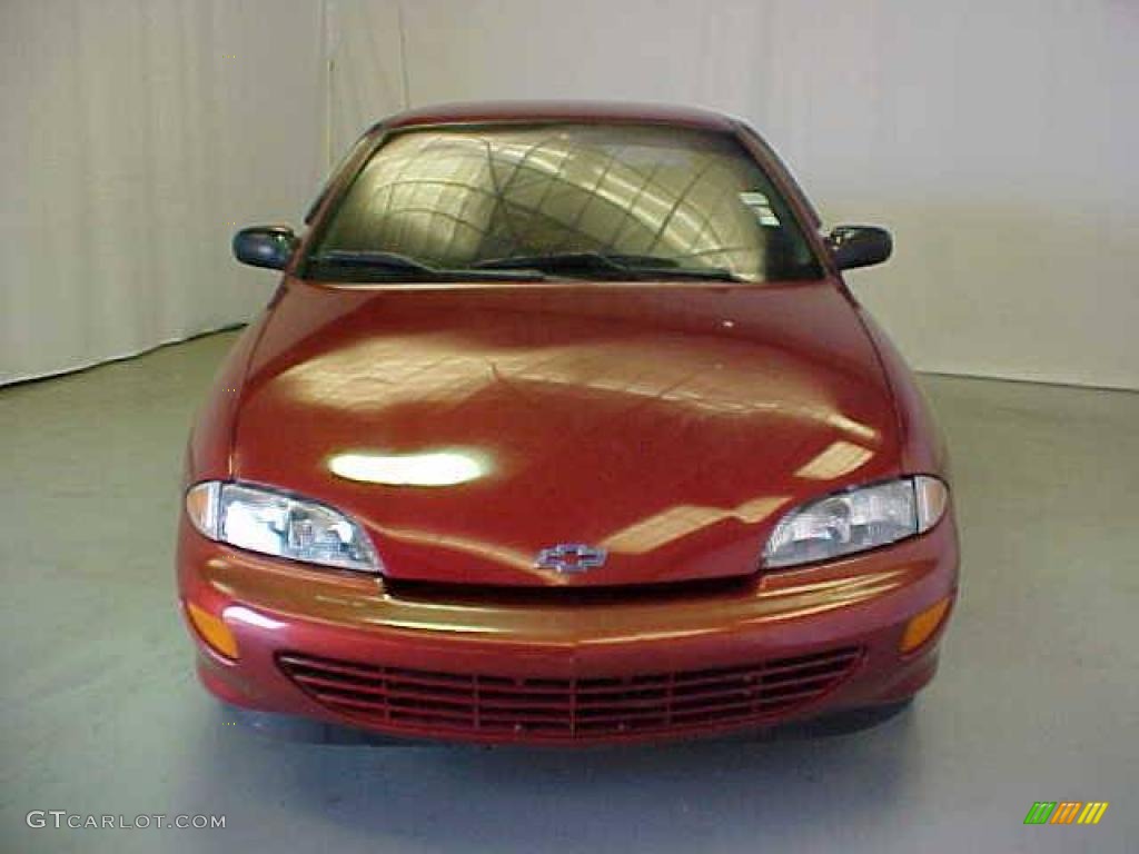 1999 Cavalier Coupe - Cayenne Red Metallic / Graphite photo #2