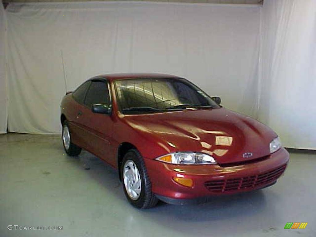 1999 Cavalier Coupe - Cayenne Red Metallic / Graphite photo #3