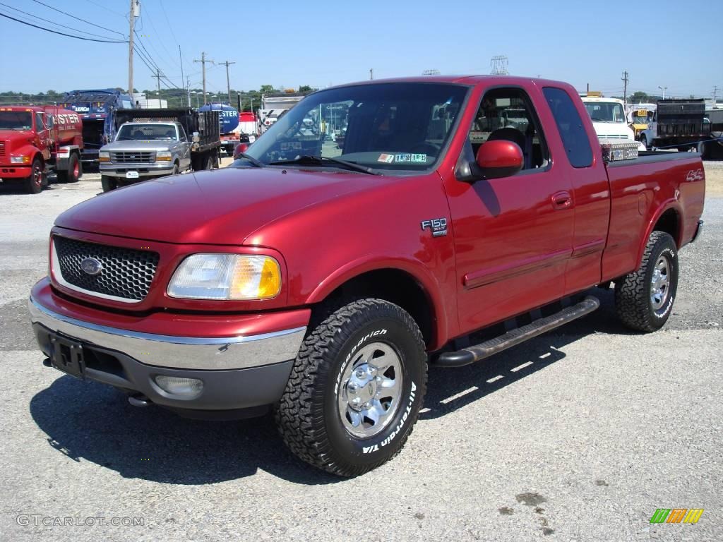 Toreador Red Metallic 2000 Ford F150 XLT Extended Cab 4x4 Exterior Photo #17341999
