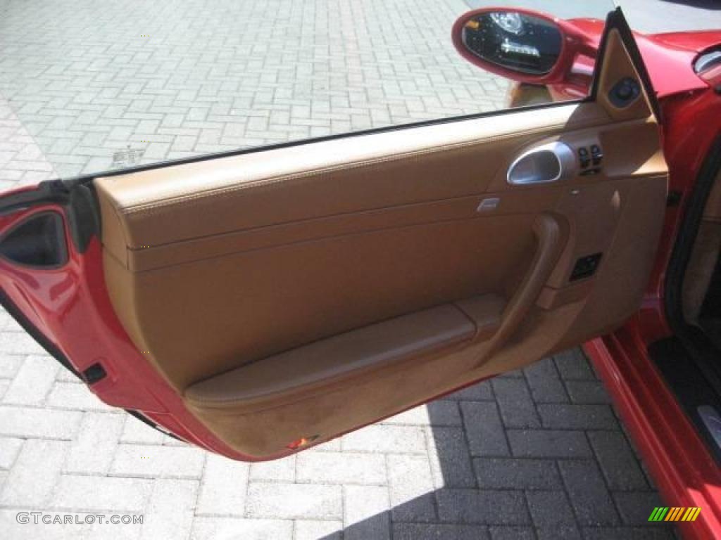 2006 911 Carrera Cabriolet - Guards Red / Natural Brown photo #16