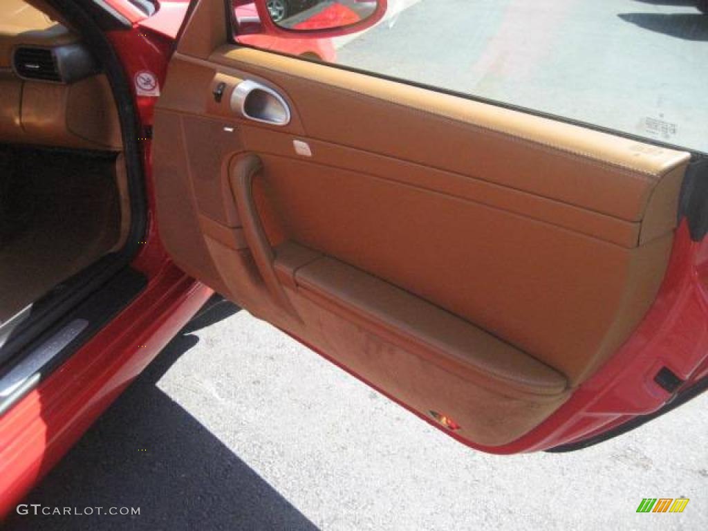 2006 911 Carrera Cabriolet - Guards Red / Natural Brown photo #18