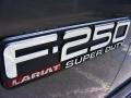 2002 Dark Shadow Grey Metallic Ford F250 Super Duty Lariat SuperCab 4x4  photo #11