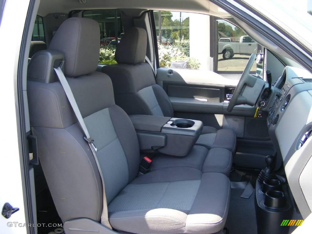 2005 F150 XLT SuperCab 4x4 - Oxford White / Medium Flint Grey photo #17