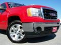 2007 Fire Red GMC Sierra 1500 SLT Crew Cab 4x4  photo #2