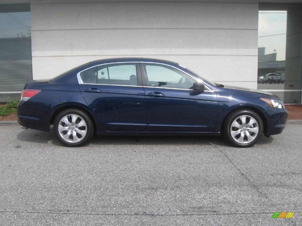 2009 Accord EX Sedan - Royal Blue Pearl / Gray photo #2