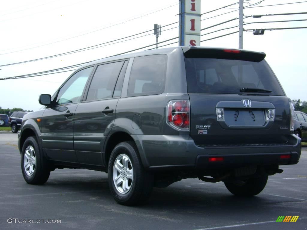 2007 Pilot LX 4WD - Nimbus Gray Metallic / Gray photo #5